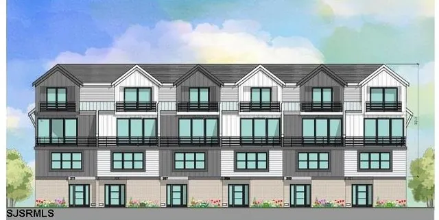 a front view of a house with balcony