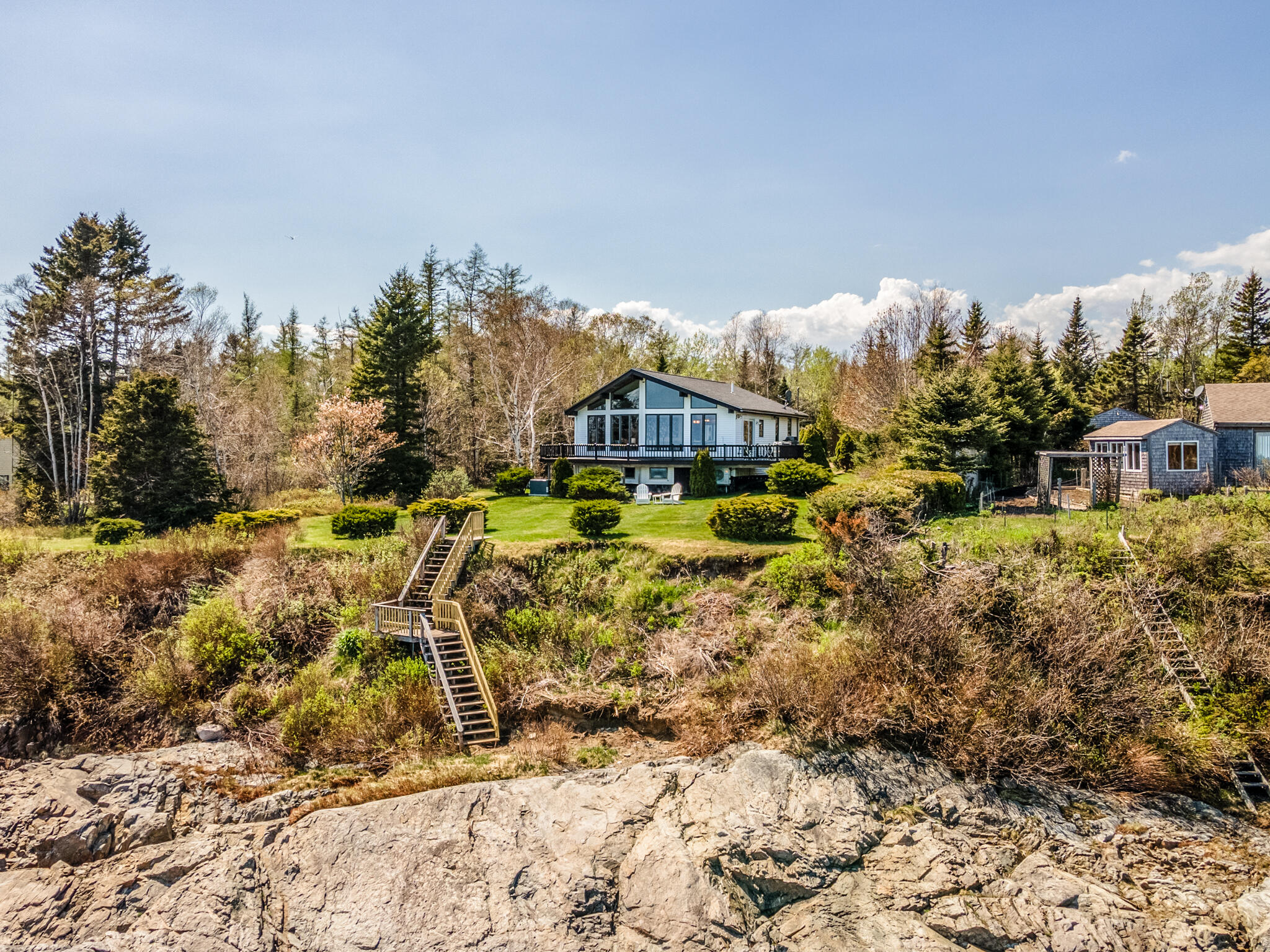 487 Mason Bay Road Jonesport, ME 04649 - Photo 38 of 54 Mason Bay Aerial-11