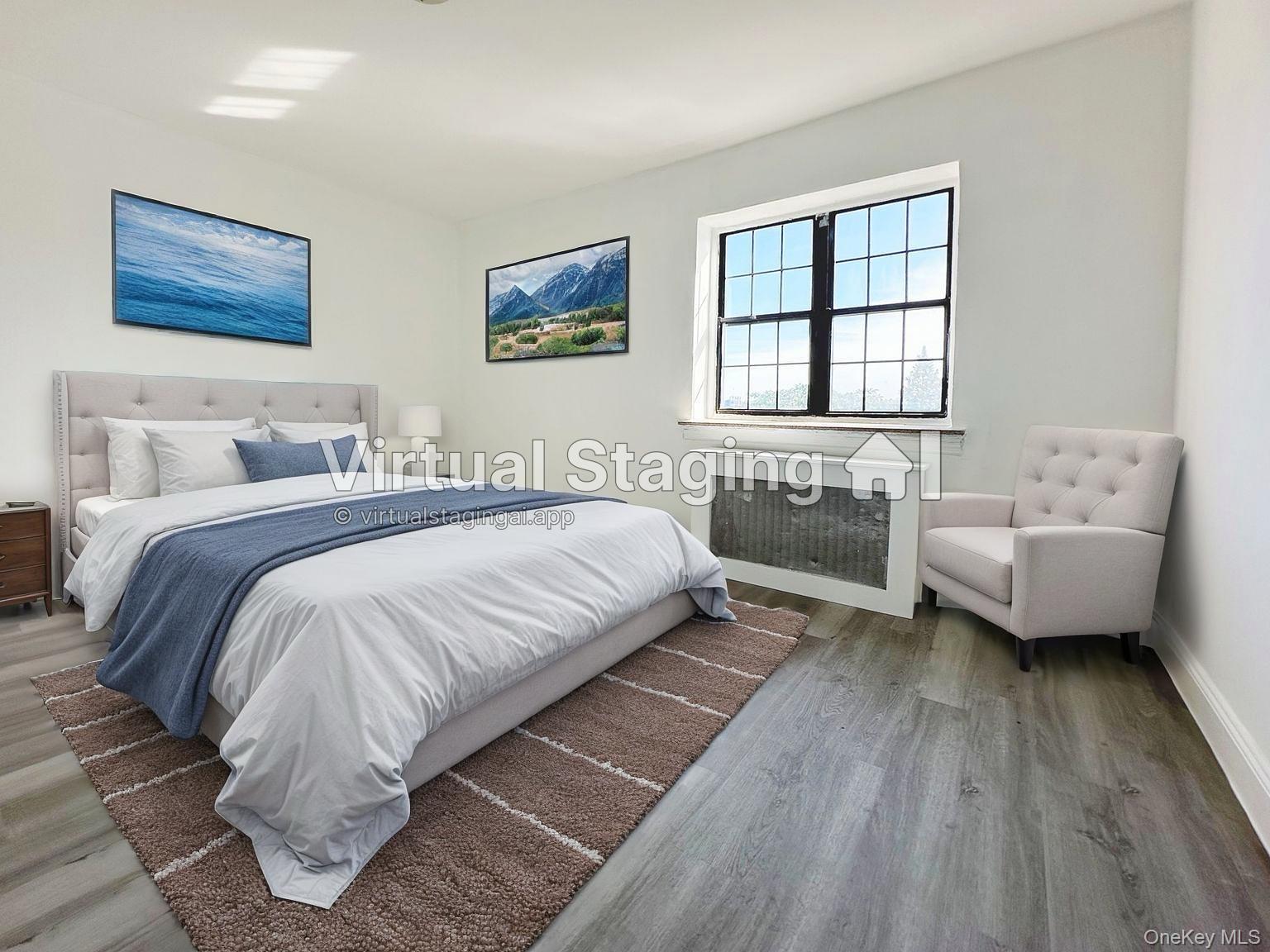 78-16 147th Street, Unit 3C Queens, NY 11367 - Photo 8 of 16 Bedroom featuring wood finished floors and baseboards