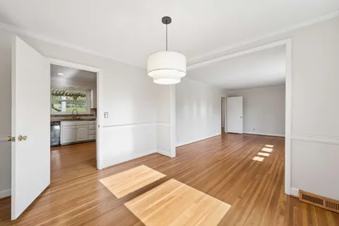 a view interior of the house and wooden floor