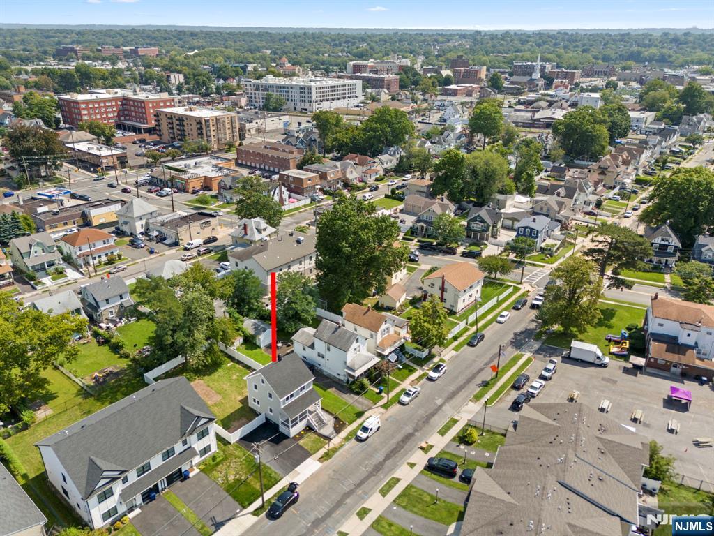 240 Berry Street Hackensack, NJ 07601 - Photo 22 of 25 an aerial view of a city with lots of residential buildings