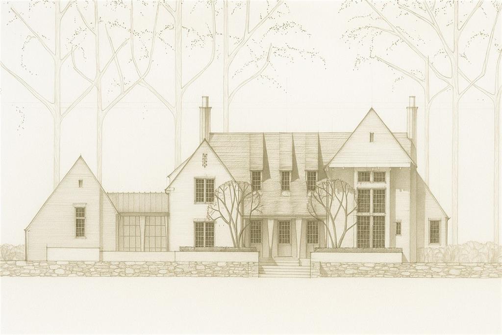 1950 West Paces Ferry Road Northwest Atlanta, GA 30327 - Photo 8 of 13 a front view of a house with a yard