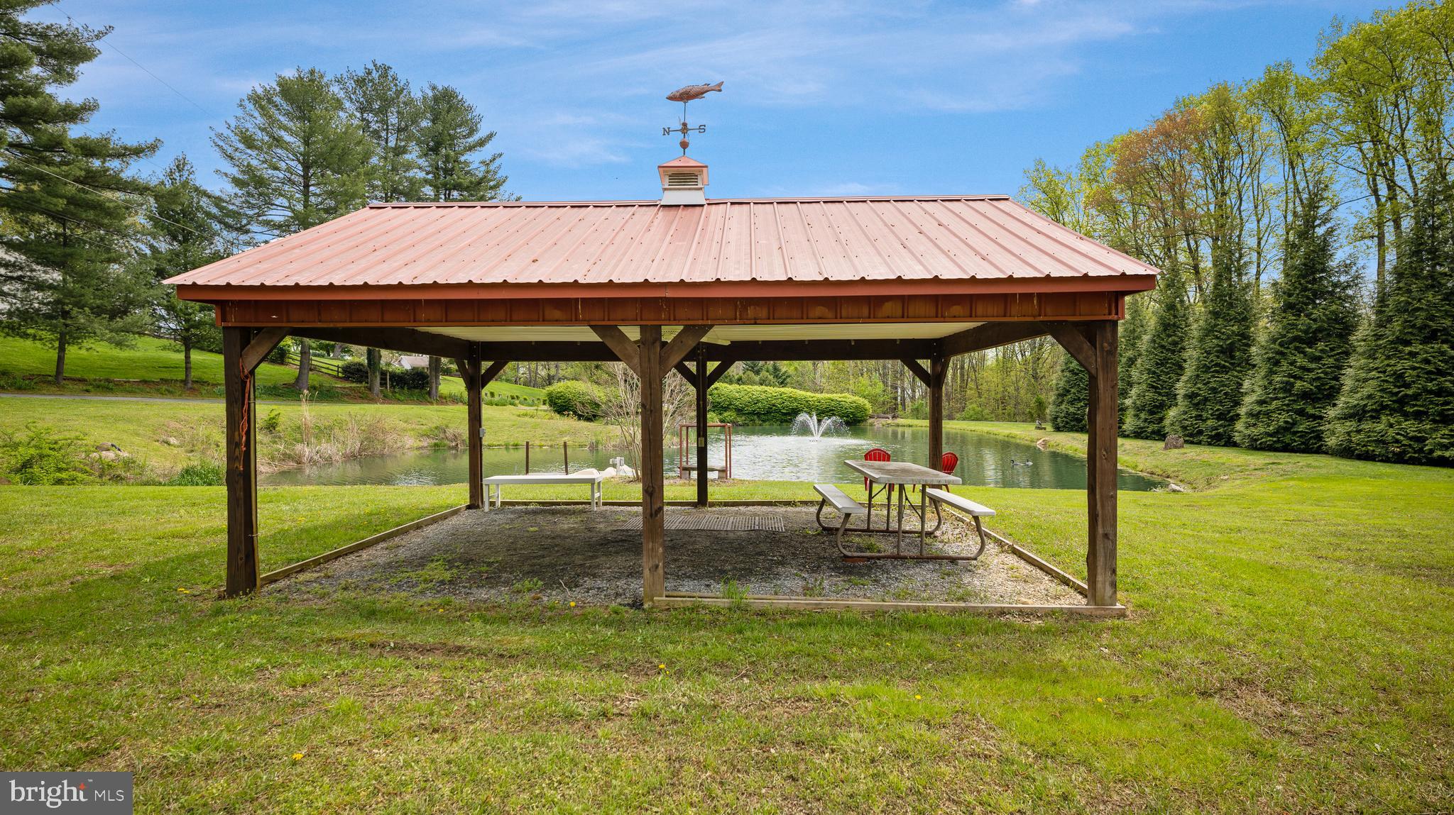 3010 Basford Road Frederick, MD 21703 - Photo 60 of 64 pavillion to pond view