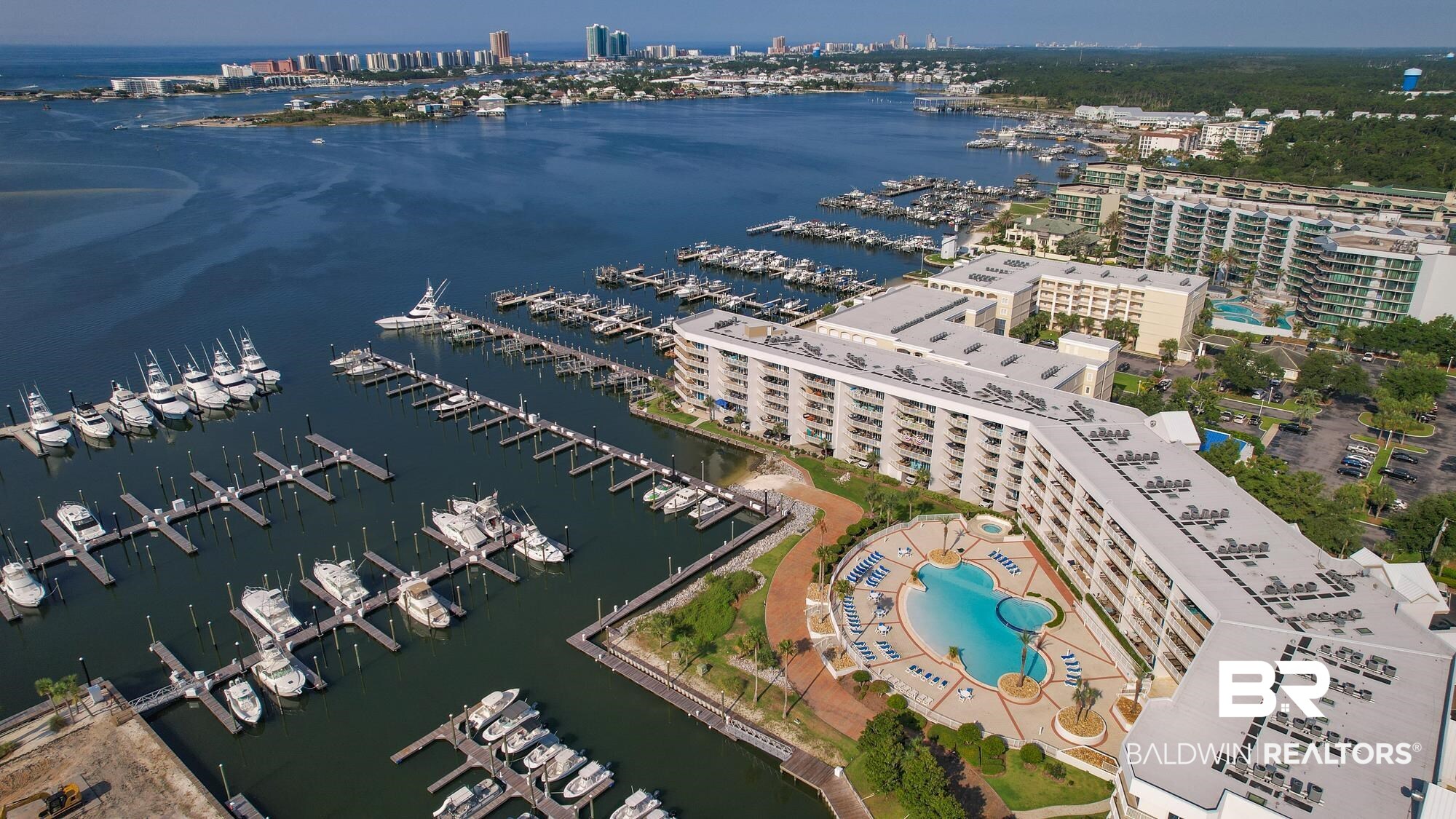 27800 Canal Road, Unit 120 Orange Beach, AL 36561 - Photo 59 of 68 Birds eye view of property with a water view
