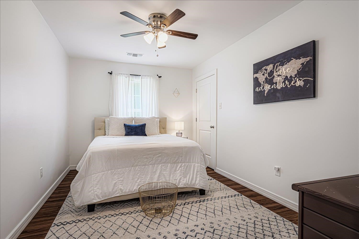 8159 Epperson Mill Road Millington, TN 38053 - Photo 19 of 31 a bedroom with a bed and a ceiling fan