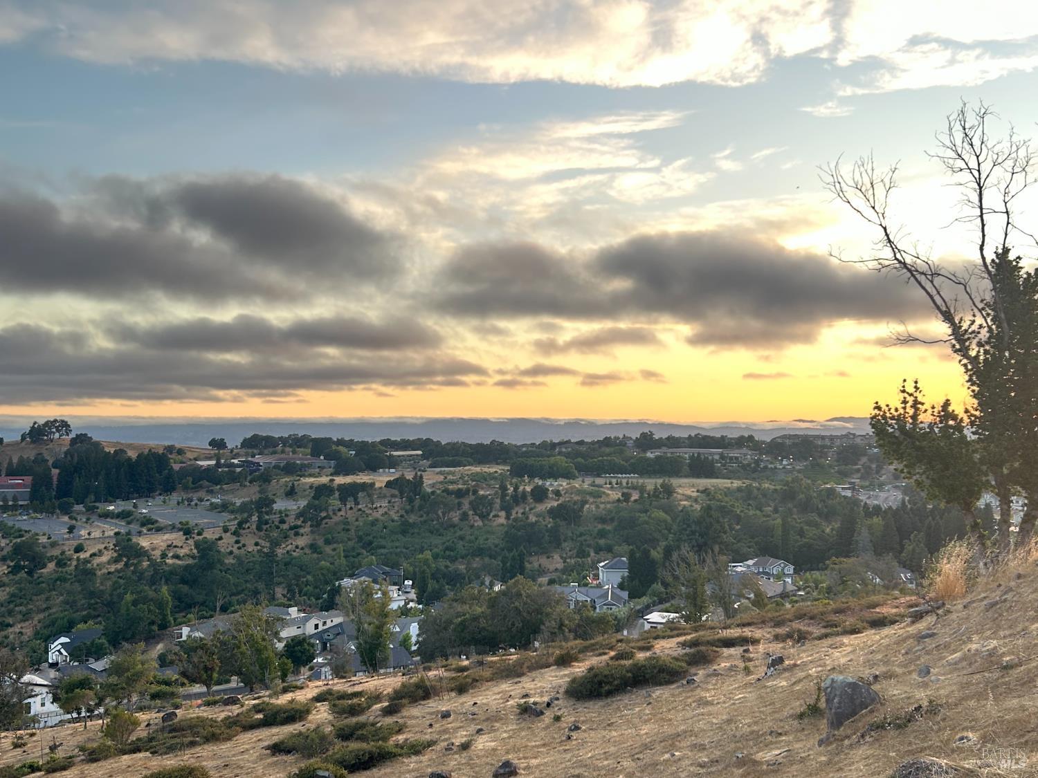 3638 Bellagio Court Santa Rosa, CA 95404 - Photo 21 of 25 a view of a town with mountains in the background