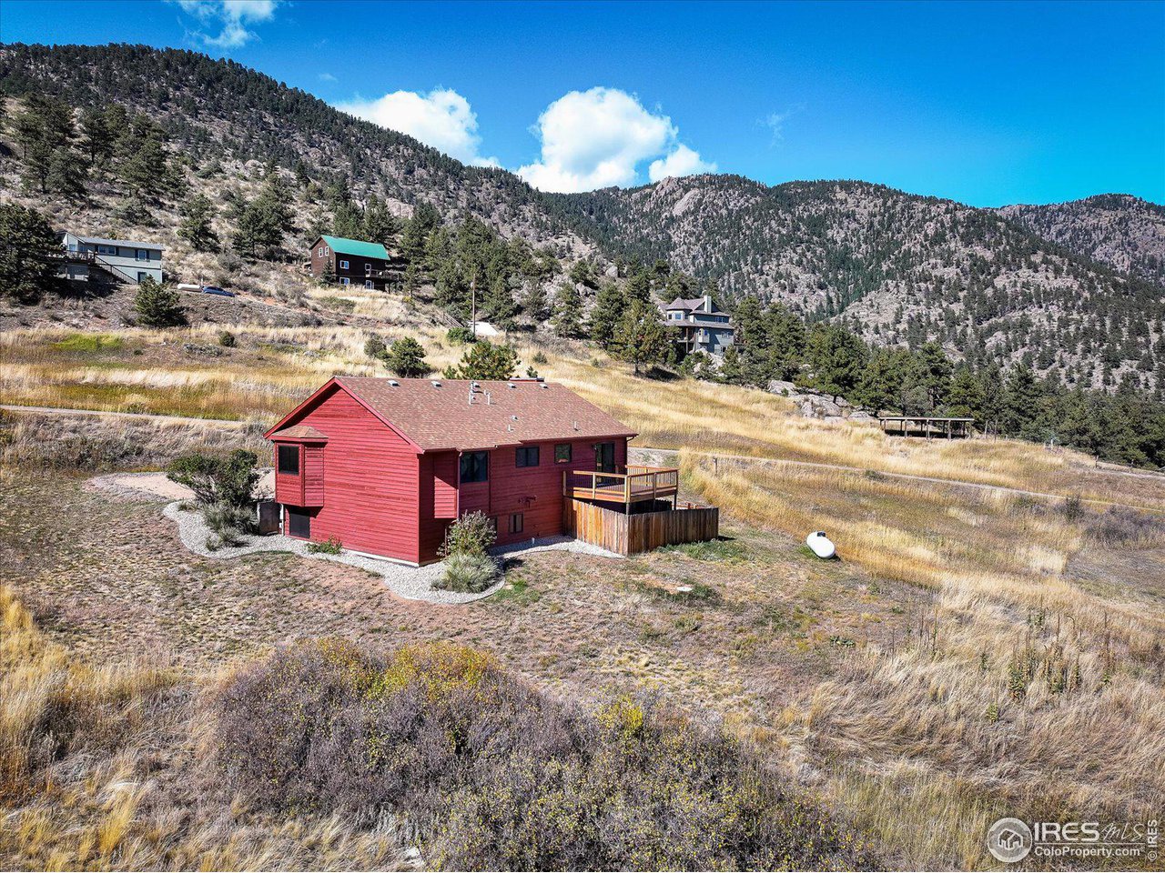 147 Makah Lane Lyons, CO 80540 - Photo 25 of 39 a view of a house with a yard