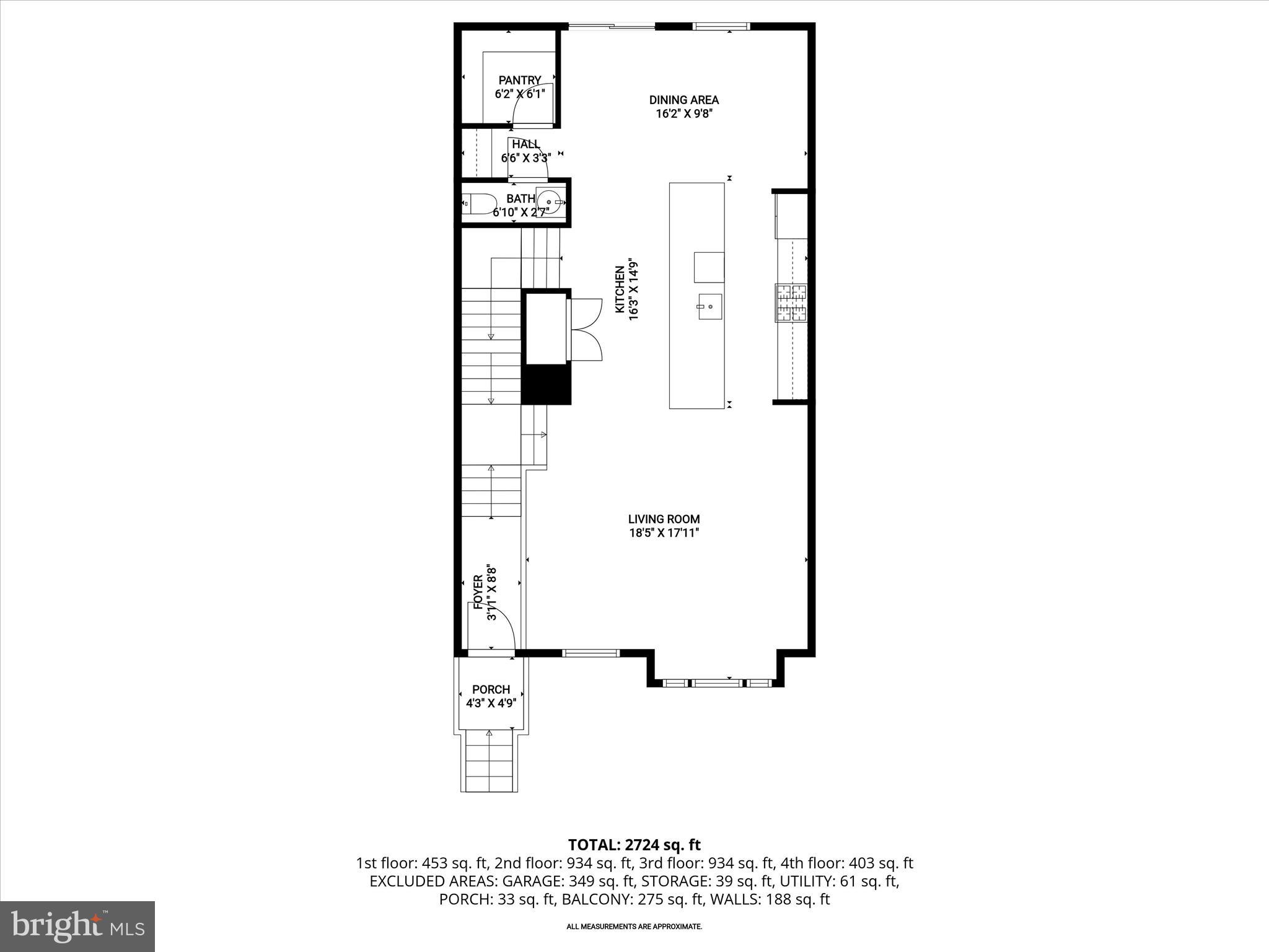 304 Sweetbay Road Essex, MD 21221 - Photo 67 of 70 Main Living Level Floor Plan