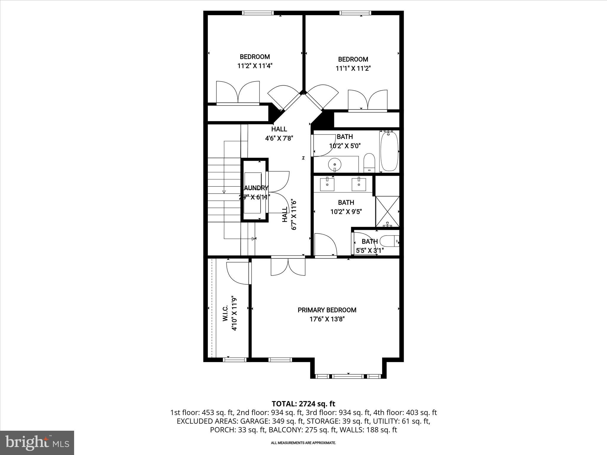 304 Sweetbay Road Essex, MD 21221 - Photo 68 of 70 Upper Level One Floor Plan