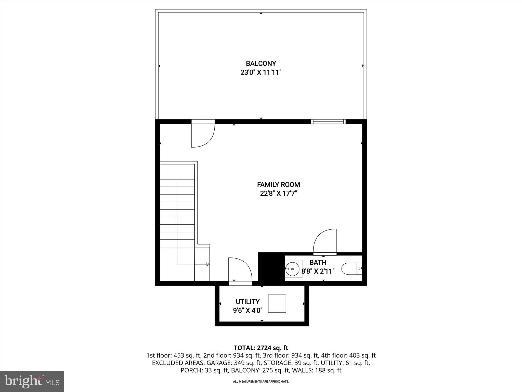 304 Sweetbay Road Essex, MD 21221 - Photo 69 of 70 Upper Level Two Floor Plan