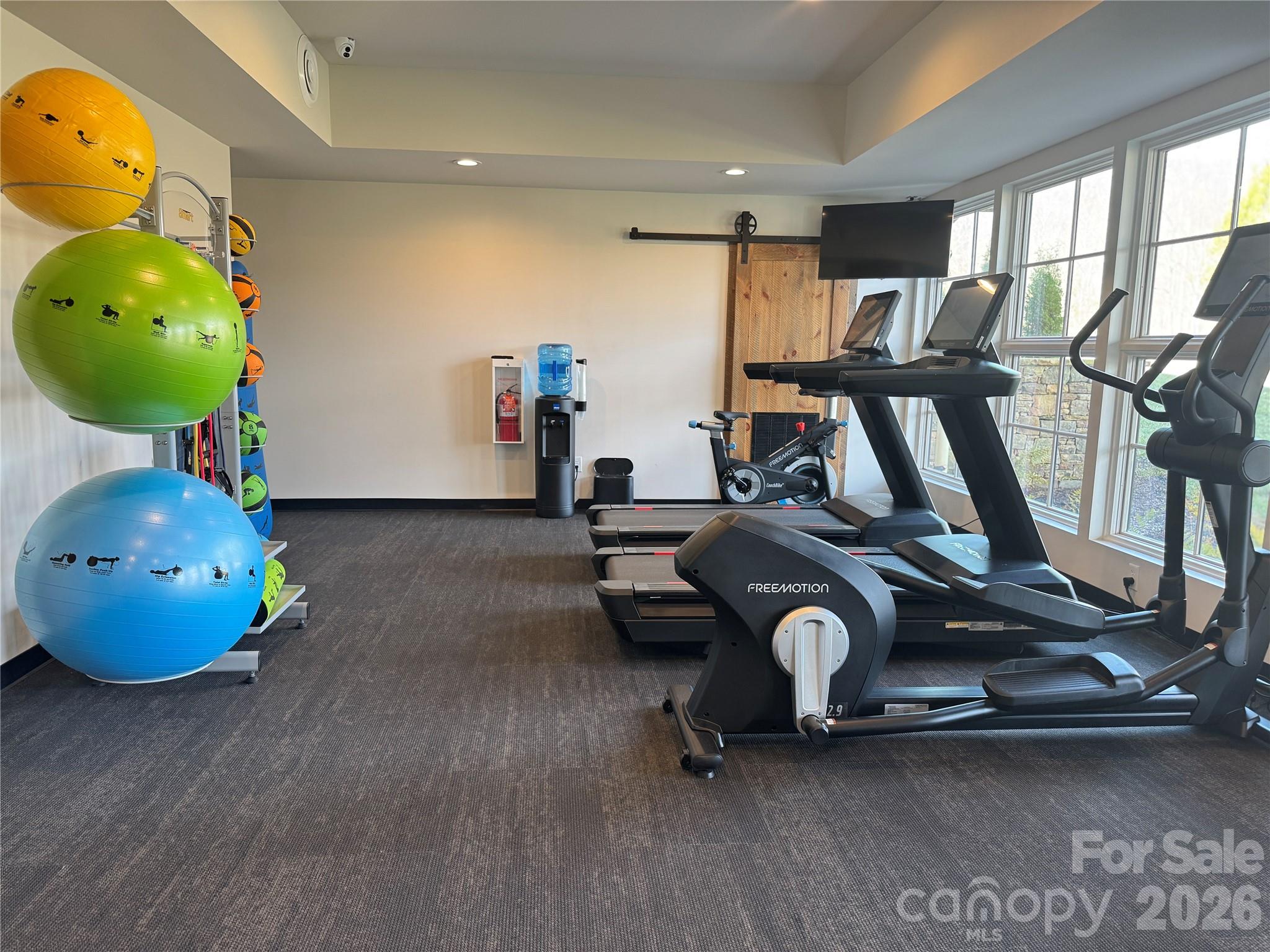 99999 Chesterfield Drive, Unit 179 Mill Spring, NC 28756 - Photo 12 of 13 a view of a room with gym equipment