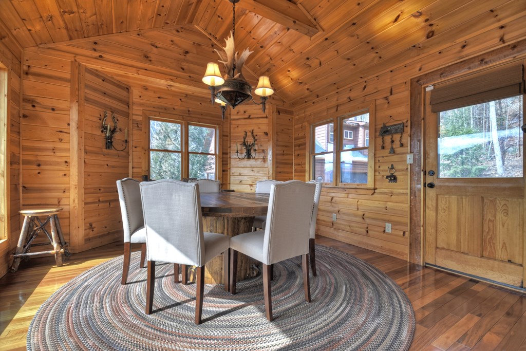 101 Falling Rock Road Cherry Log, GA 30522 - Photo 22 of 70 a view of a dining room with furniture window and outside view