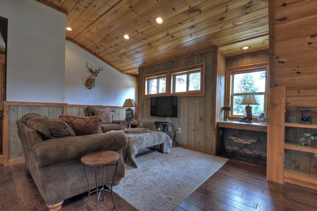 101 Falling Rock Road Cherry Log, GA 30522 - Photo 39 of 70 a living room with furniture and a flat screen tv