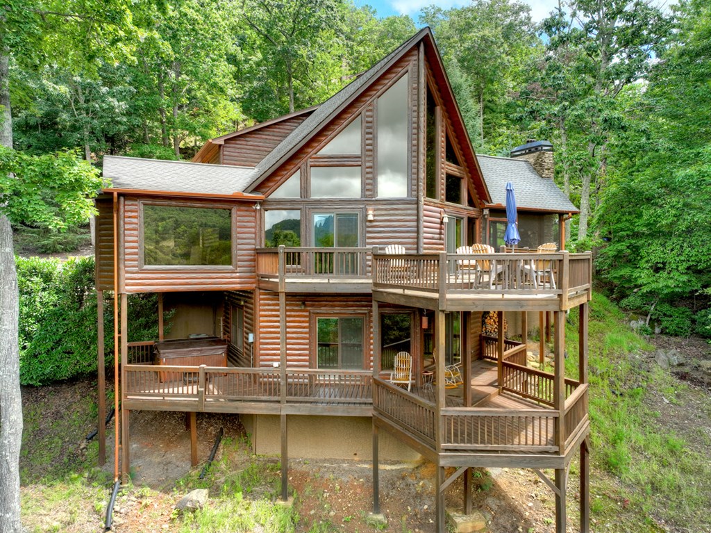 101 Falling Rock Road Cherry Log, GA 30522 - Photo 64 of 70 a view of house with roof deck and seating space
