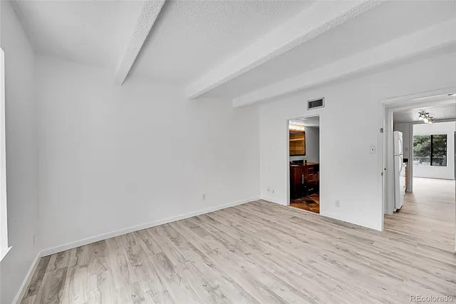 wooden floor in an empty room