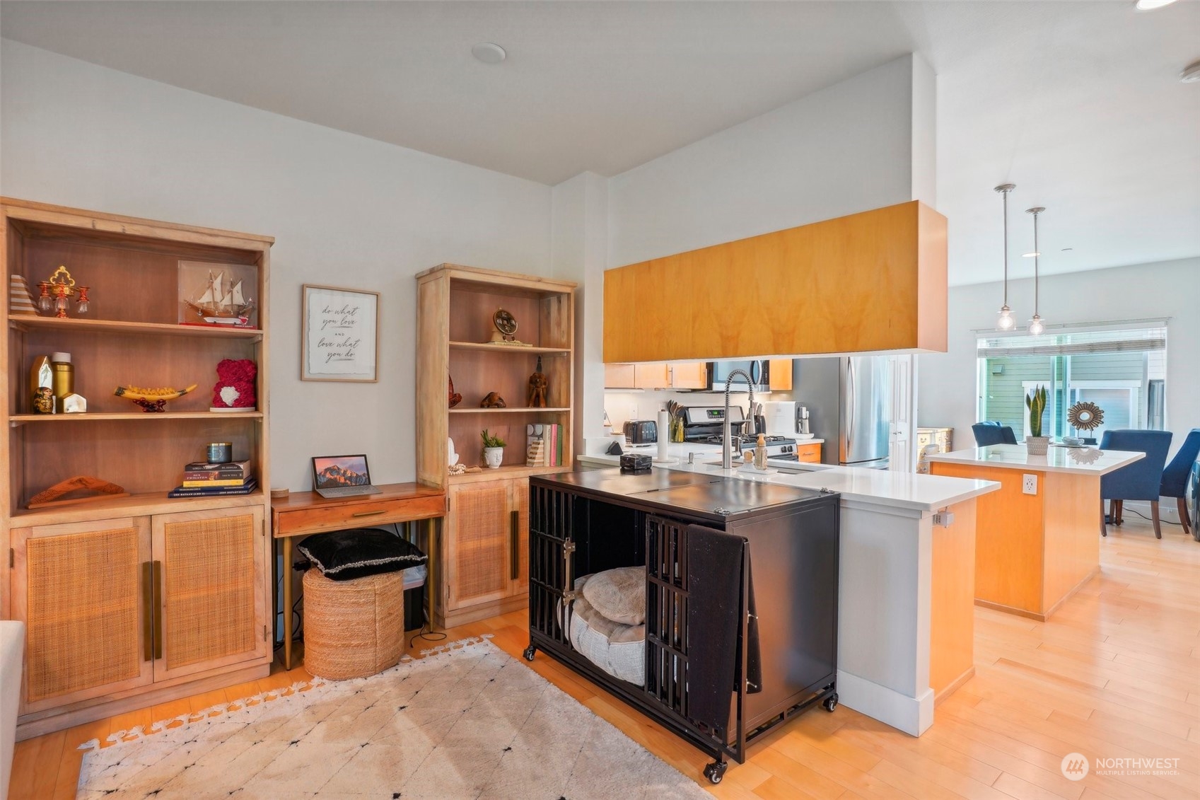 1127 Campbell Way Bremerton, WA 98310 - Photo 15 of 39 a kitchen with stainless steel appliances granite countertop a stove top oven a sink dishwasher and cabinets with wooden floor
