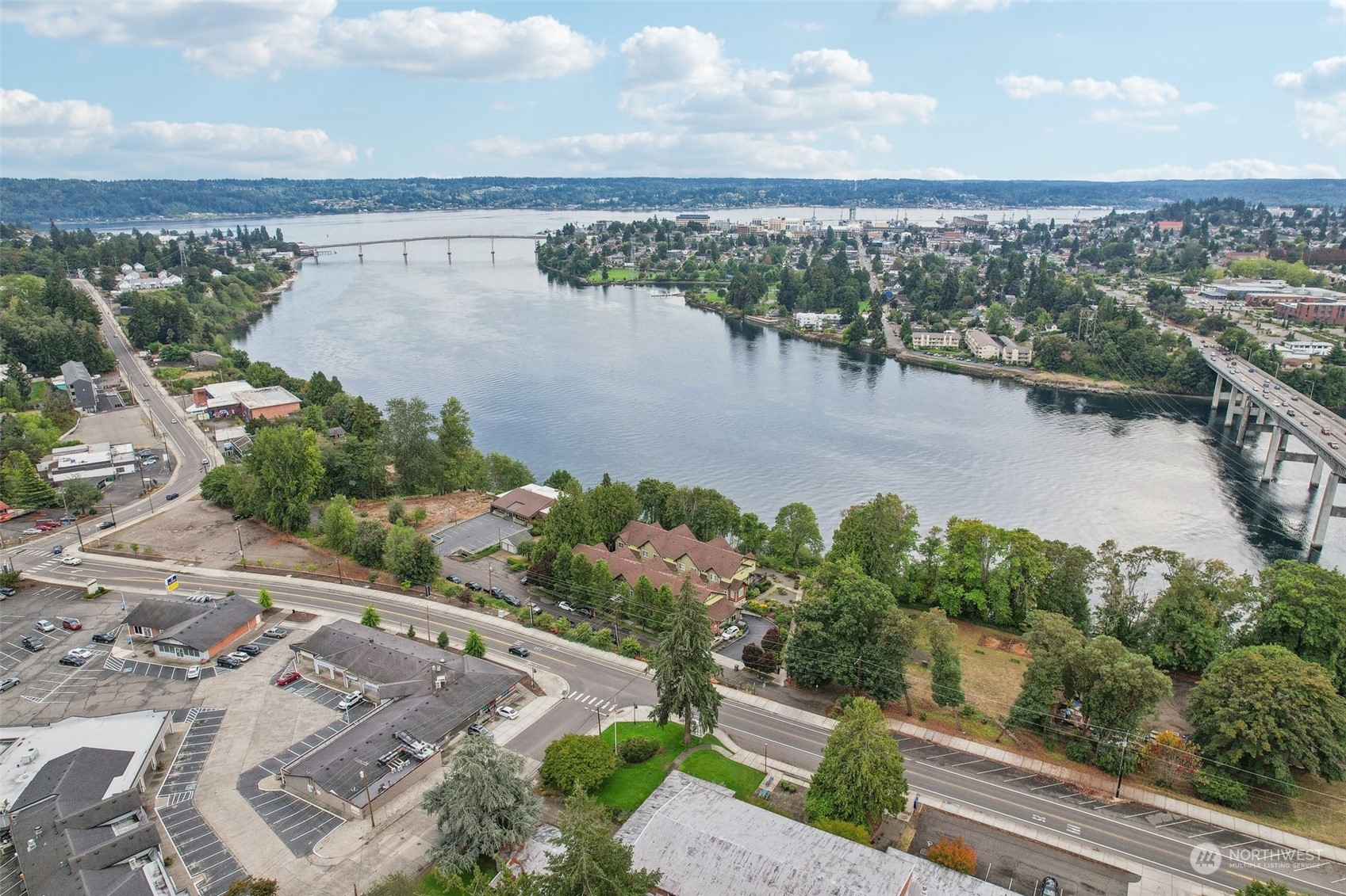 1127 Campbell Way Bremerton, WA 98310 - Photo 34 of 39 a view of a lake with a city view