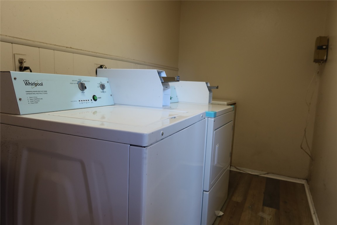 2210 Pearl Street, Unit 303 Austin, TX 78705 - Photo 22 of 23 a utility room with dryer and washer