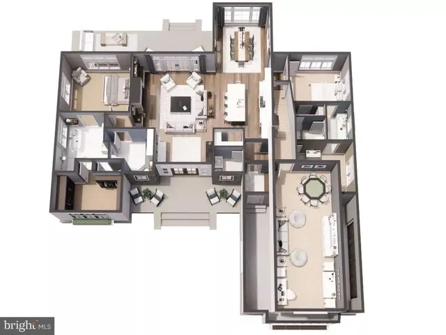 a picture of a very nice looking room with many windows