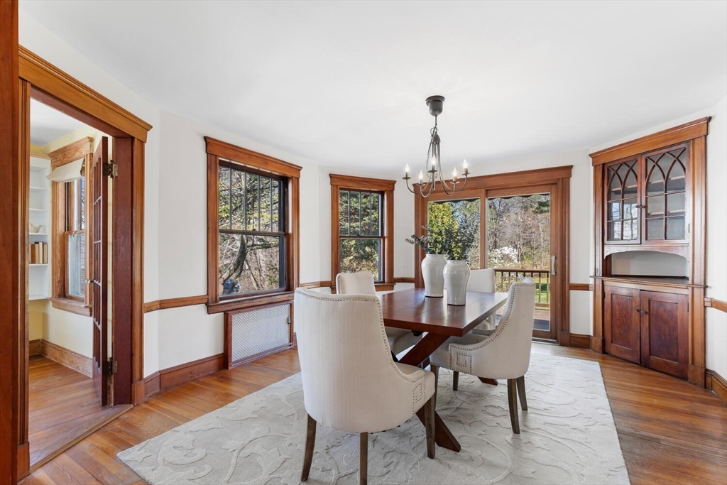28 Spring Street Lexington, MA 02421 - Photo 9 of 39 a dining room with furniture window wooden floor
