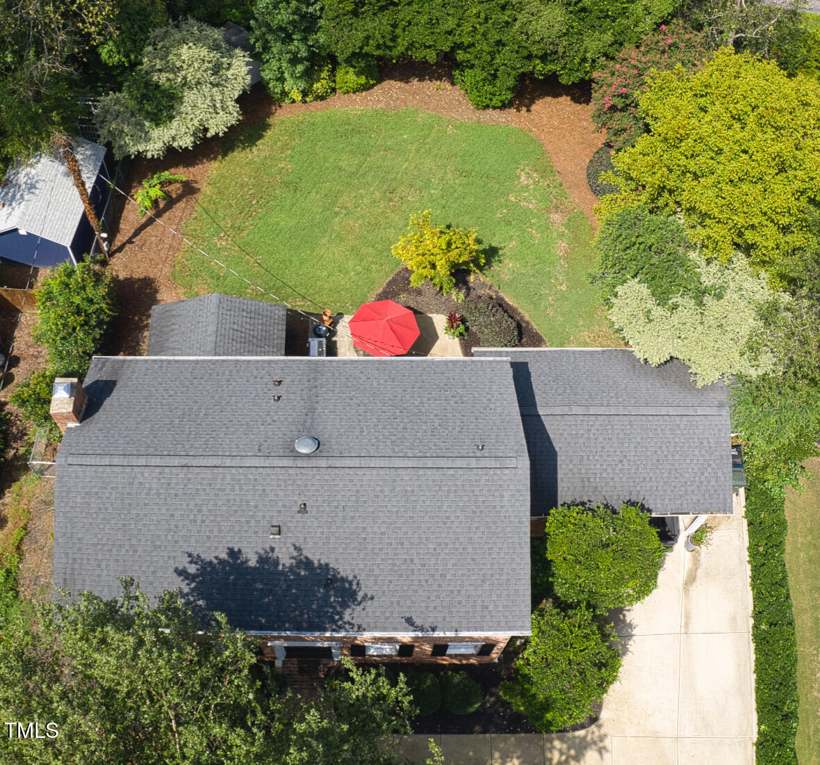 5017 Sandlewood Drive Raleigh, NC 27609 - Photo 29 of 30 Drone shot 2