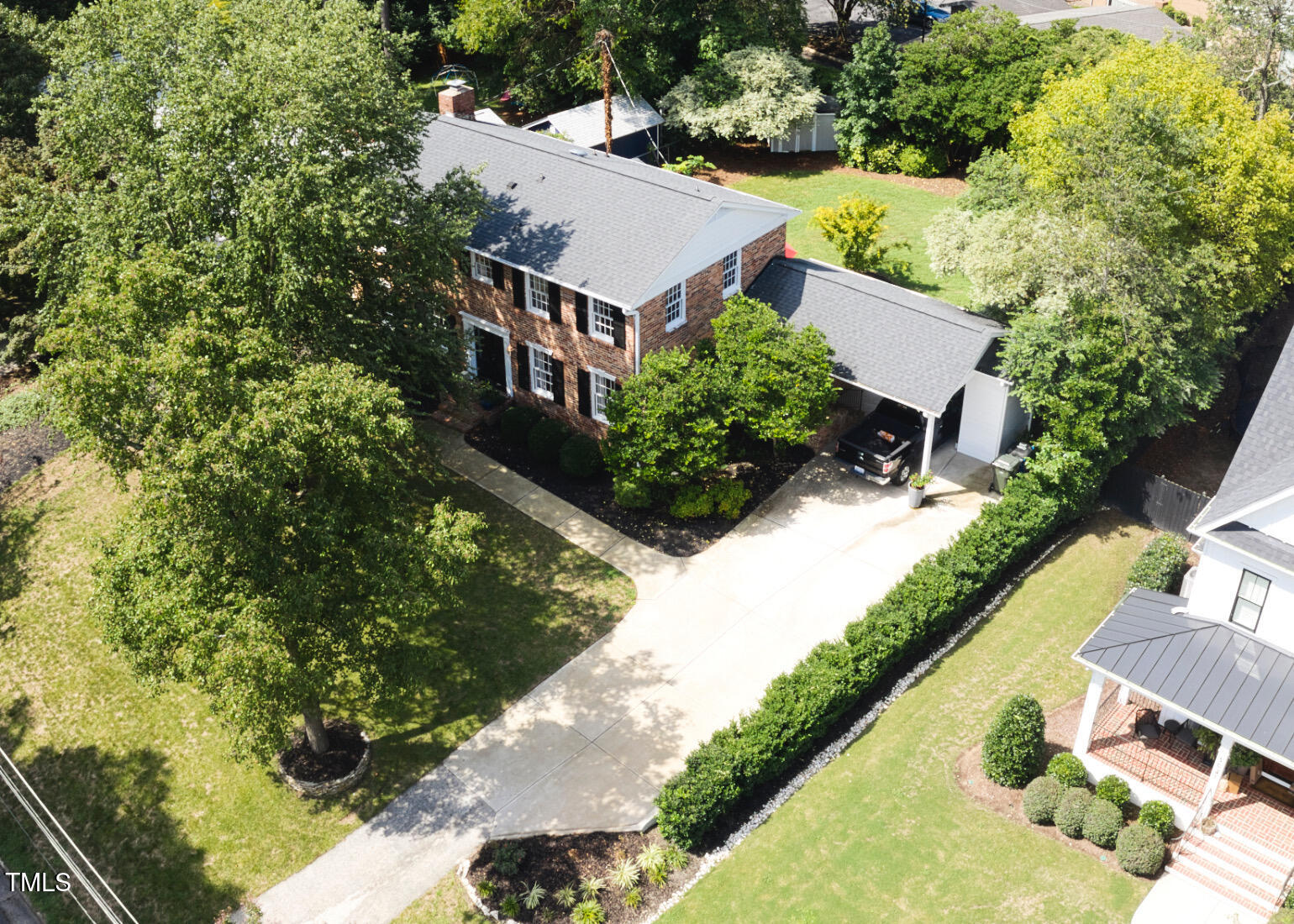 5017 Sandlewood Drive Raleigh, NC 27609 - Photo 3 of 30 Drone shot 1