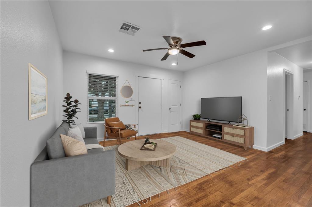 2305 Joey Street Waco, TX 76711 - Photo 2 of 22 a living room with furniture and a flat screen tv