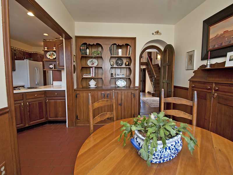 10 Midway Road Mt. Lebanon, PA 15216 - Photo 6 of 16 Kitchen. Breakfast Room adjacent to kitchen with built-in cabinet and lots of light.