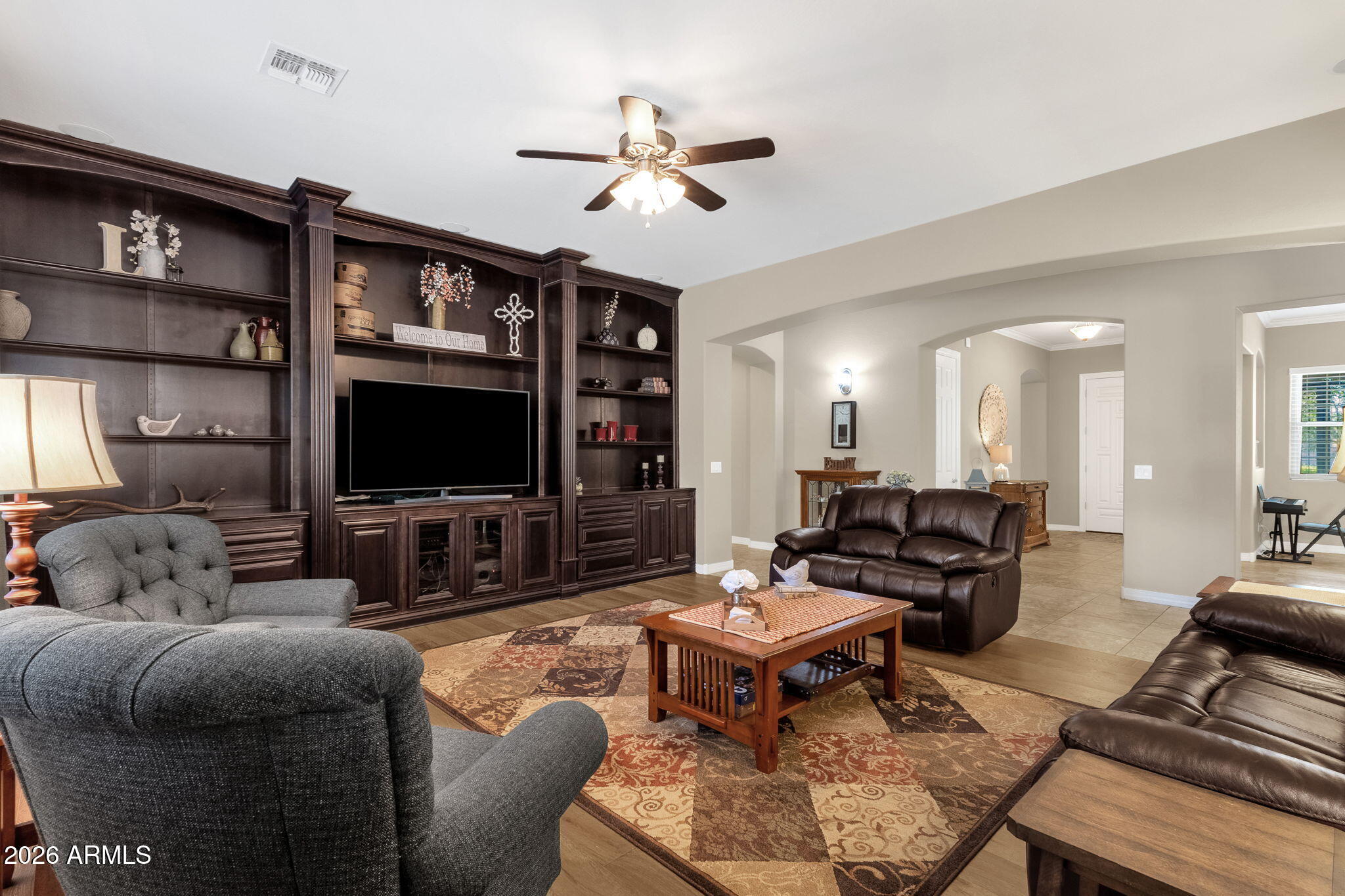 2736 East Powell Way Gilbert, AZ 85298 - Photo 11 of 71 Family Room w/Built-ins