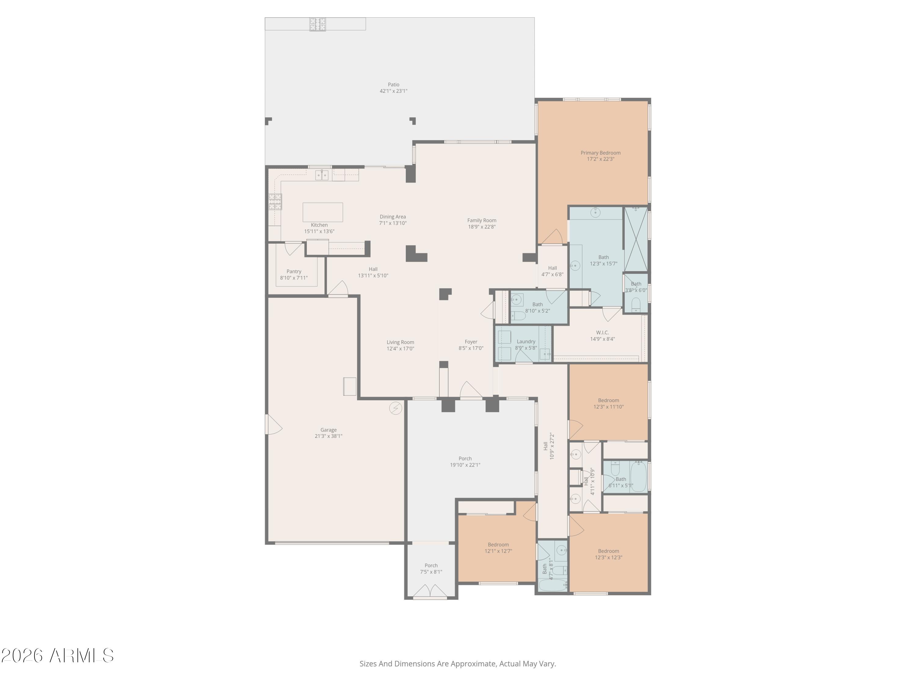 2736 East Powell Way Gilbert, AZ 85298 - Photo 71 of 71 Floorplan