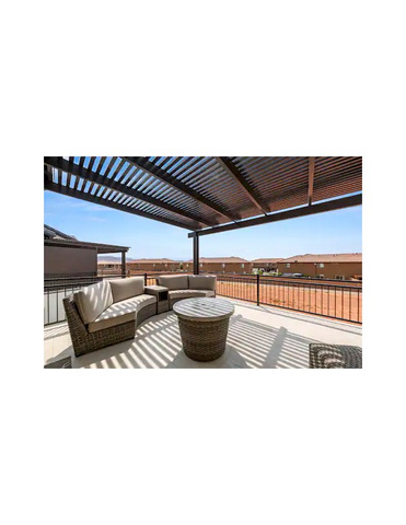 2600 Ocotillo Way, Unit 56 Santa Clara, UT 84765 - Photo 23 of 33 View of patio / terrace with an outdoor hangout area and a pergola