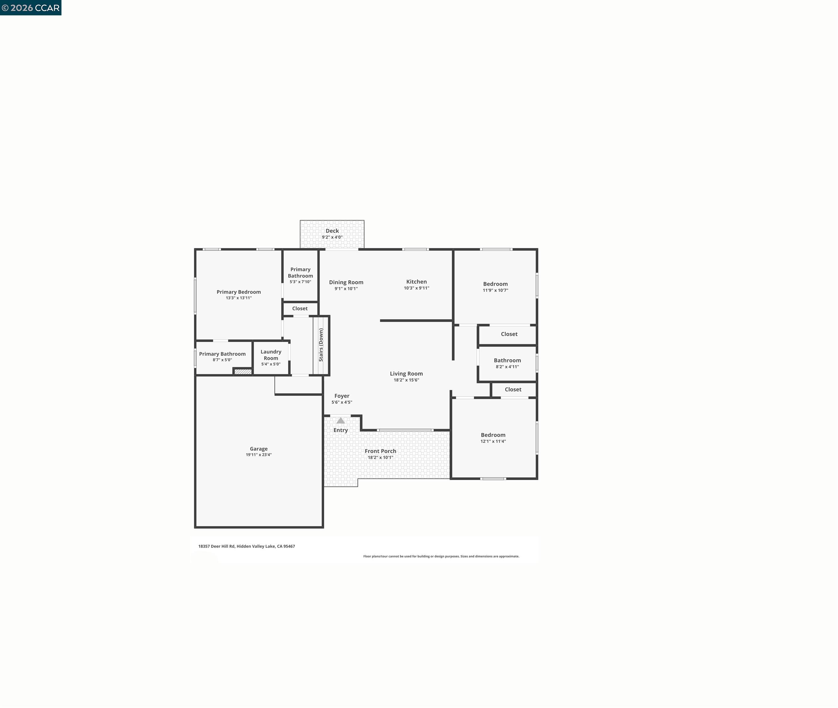 18357 Deer Hill Road Hidden Valley Lake, CA 95467 - Photo 29 of 29 a picture of a bench in room