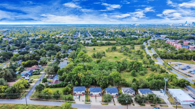 a view of city and mountain