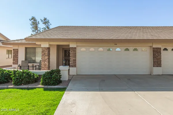 a view of a building with a outdoor space