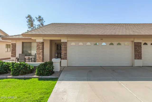 a view of a building with a outdoor space