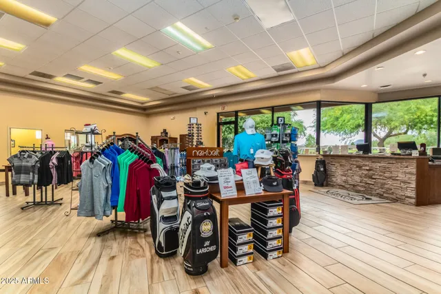 a front view of a multi story building