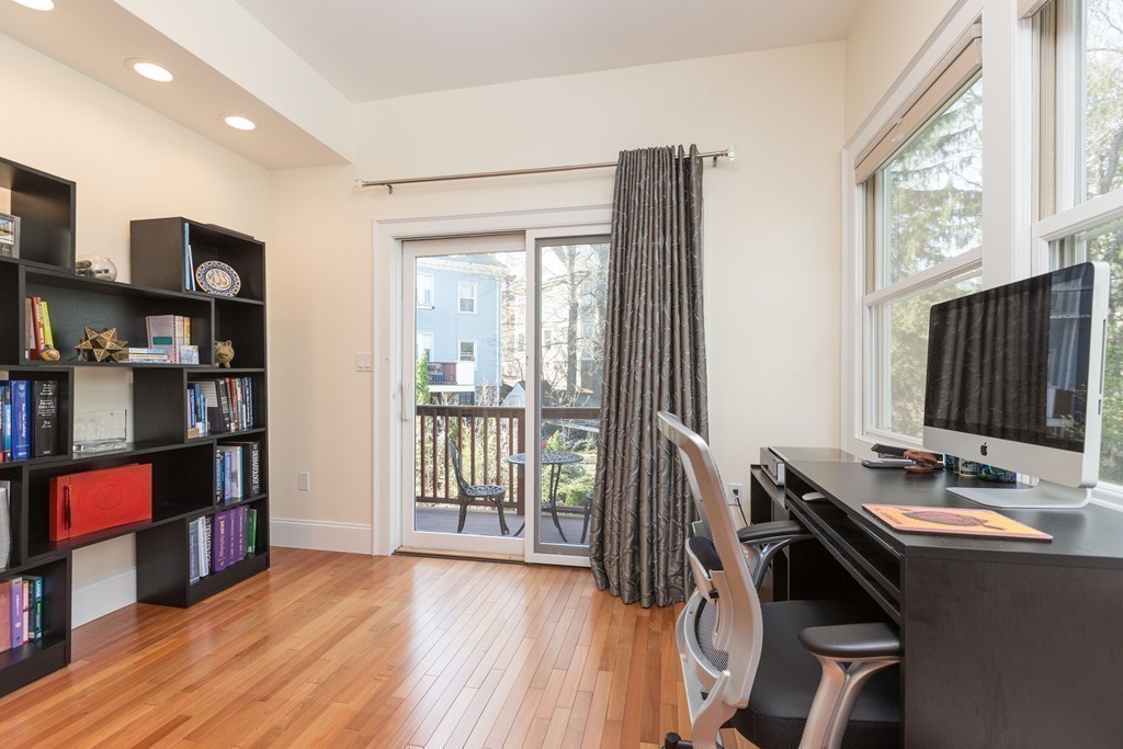 152 Winthrop Road, Unit 2 Brookline, MA 02445 - Photo 14 of 28 a view of a workspace with furniture and a window