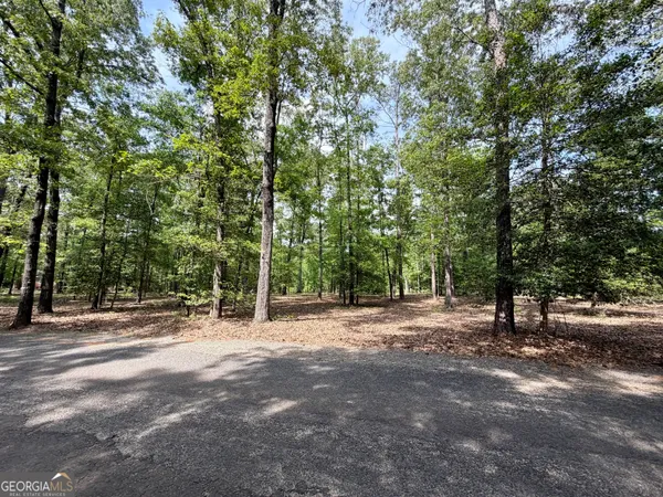 a view of road with trees