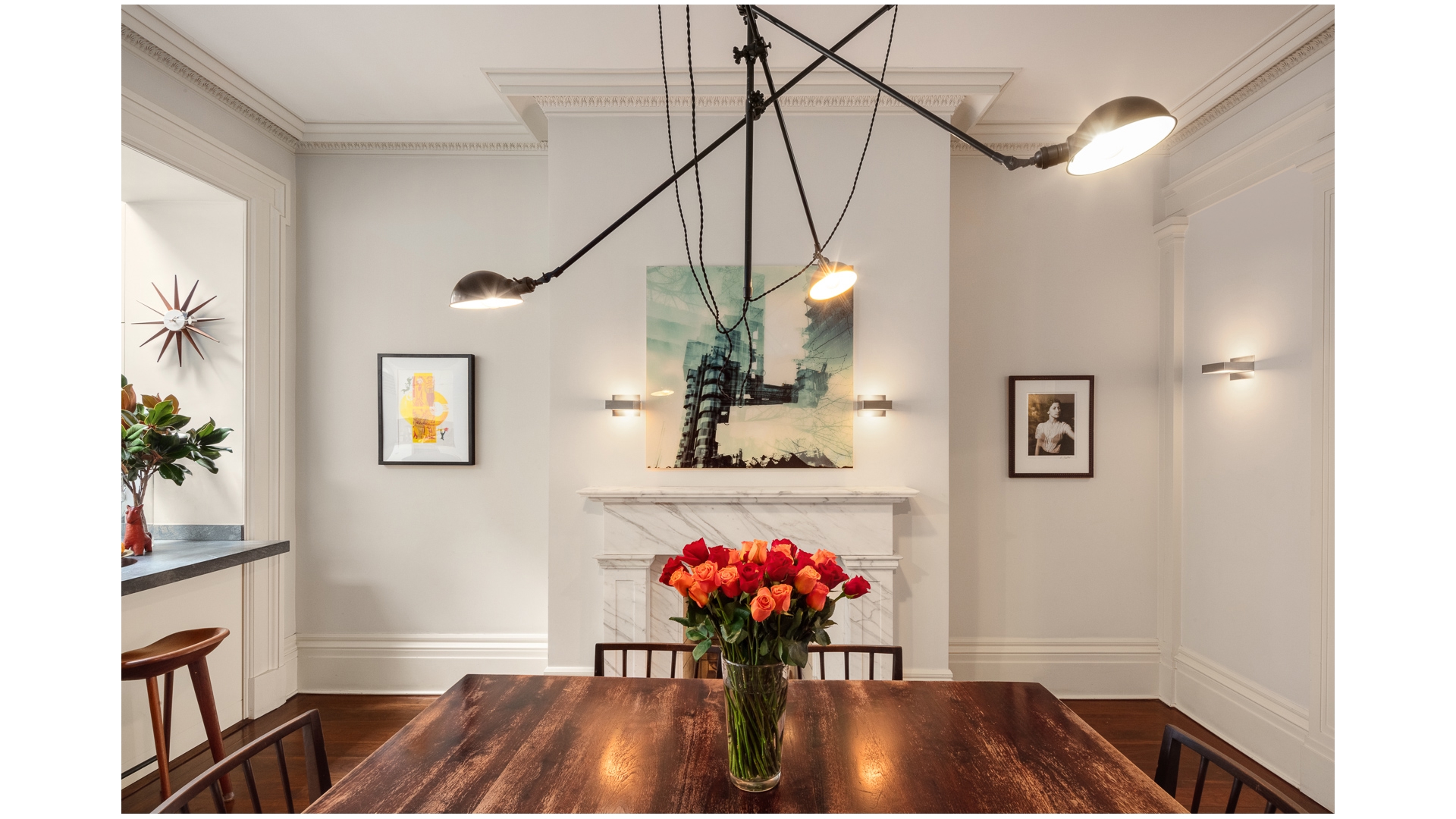 48 Jane Street Manhattan, NY 10014 - Photo 6 of 17 a view of balcony and dining room