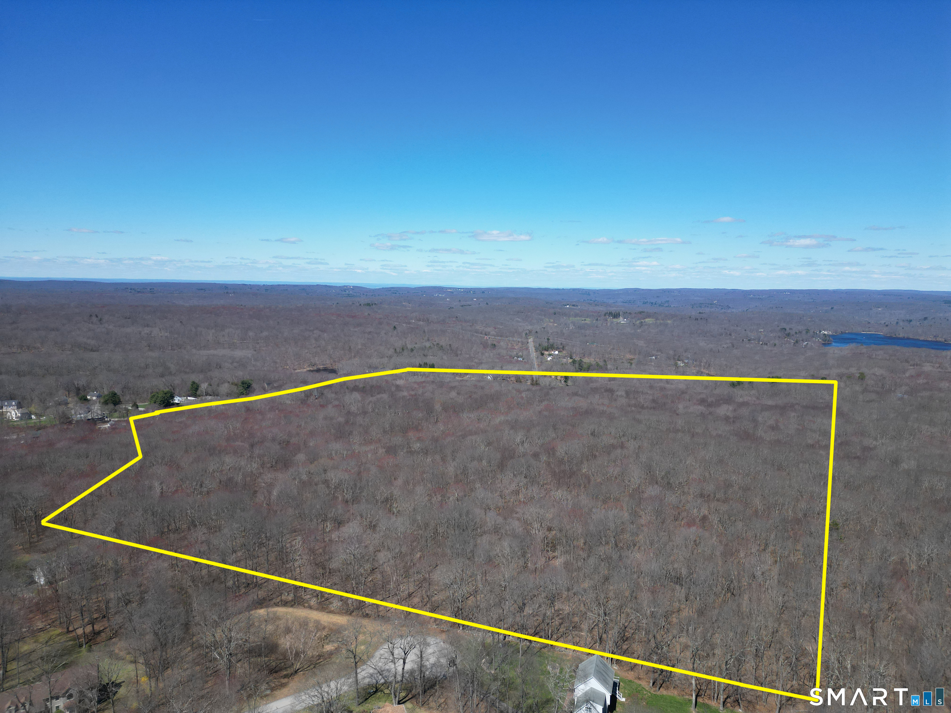 07-3 Wall Street Hebron, CT 06248 - Photo 3 of 12 Aerial View Fox Ridge Ln Frontage at the End of the Cul-de-sac