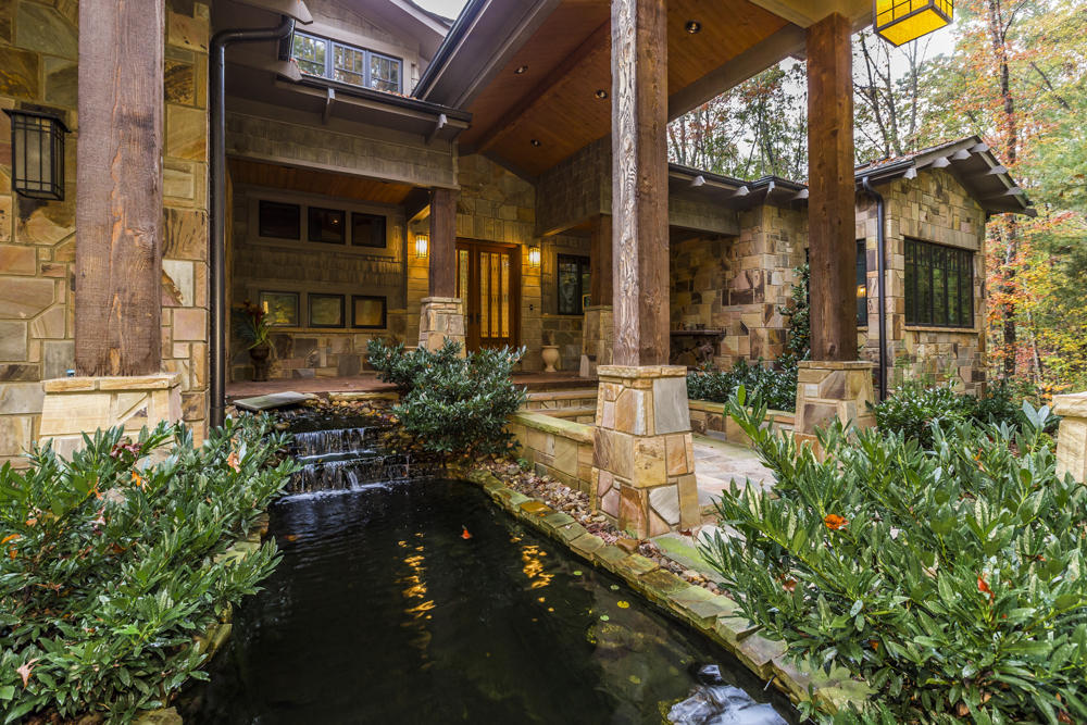 326 Chestnut Ridge Road Kingston, TN 37763 - Photo 3 of 37 Front Fountain and Koi Pond
