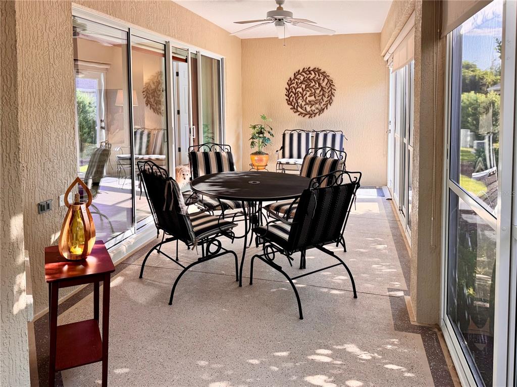2184 Markridge Loop The Villages, FL 32162 - Photo 18 of 35 a view of a dining room with furniture window and outside view