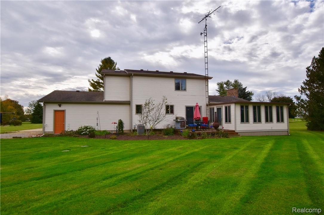 rear of home