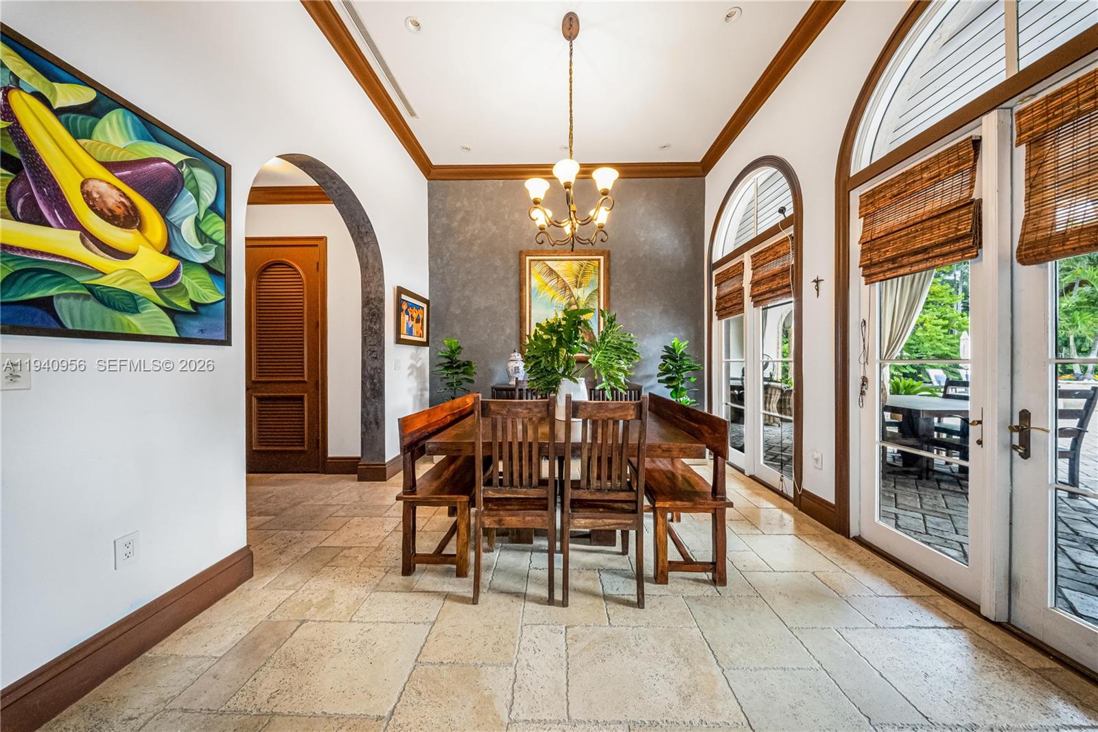 7538 Southwest 64th Street Miami, FL 33143 - Photo 22 of 78 a view of a dining room with furniture window and outside view