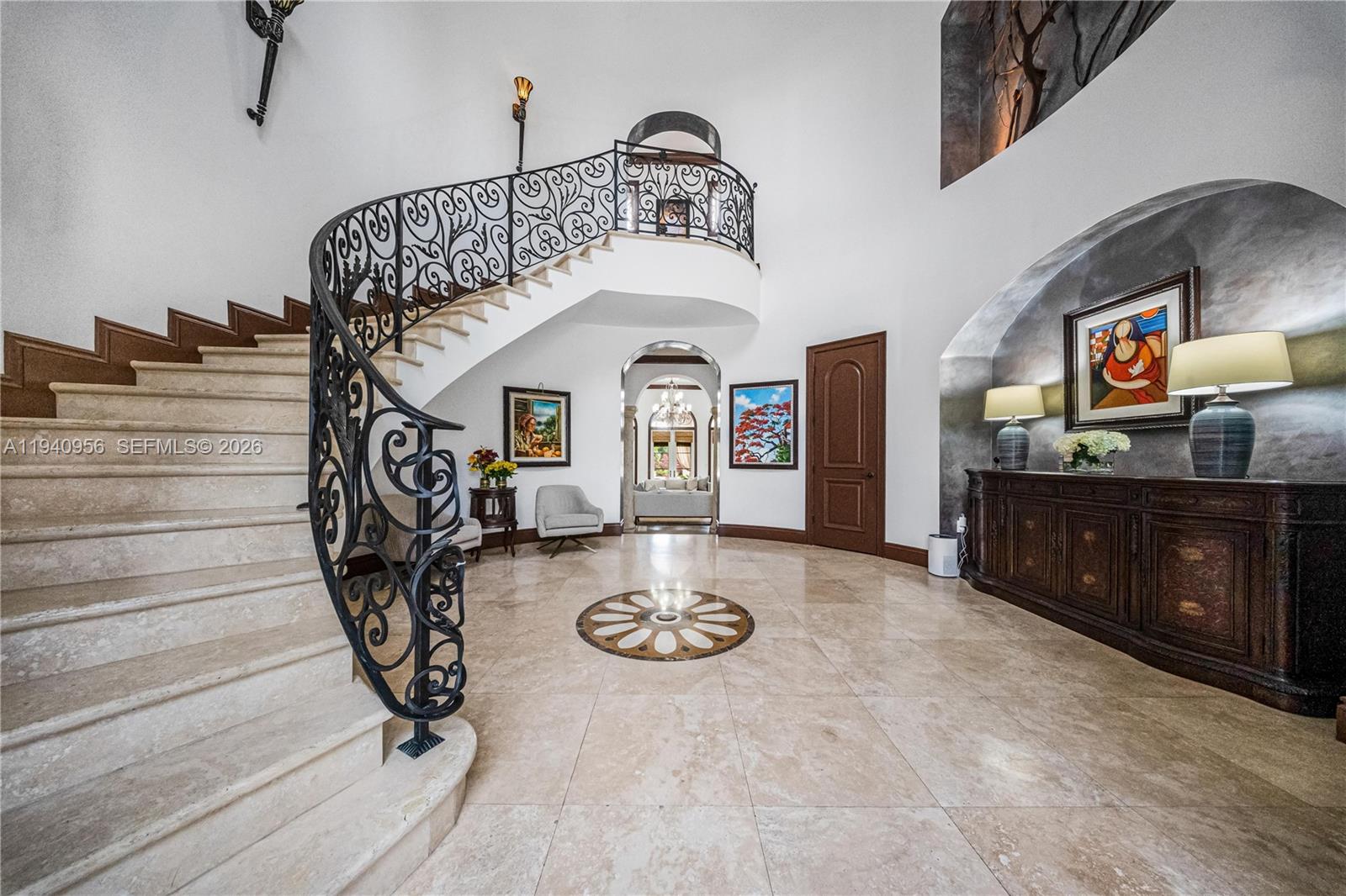 7538 Southwest 64th Street Miami, FL 33143 - Photo 6 of 78 a view of a livingroom with furniture and staircase