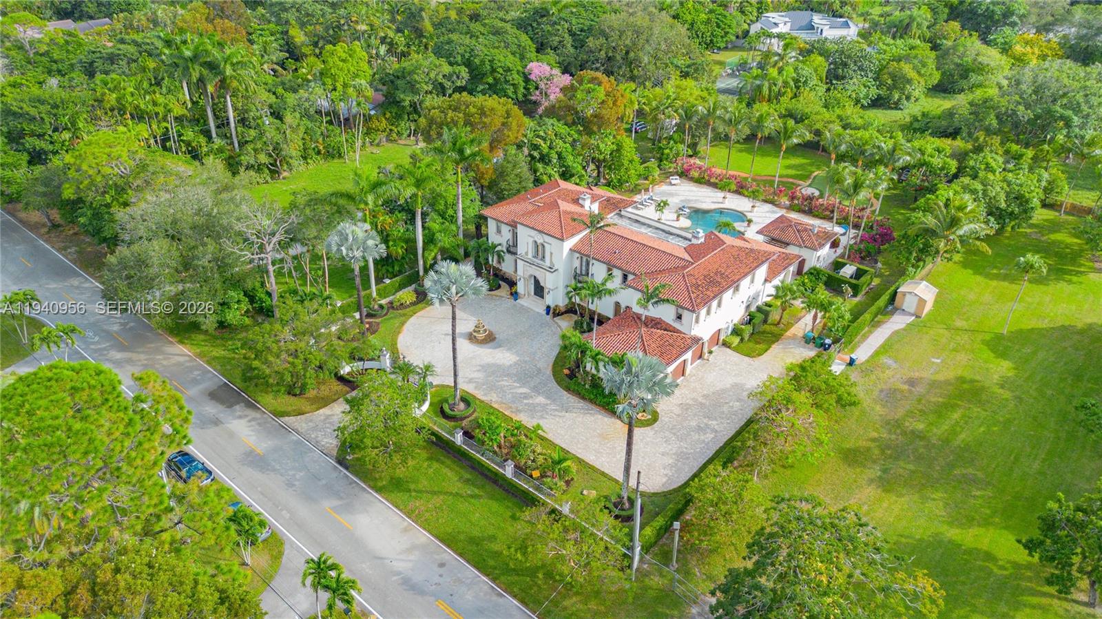 7538 Southwest 64th Street Miami, FL 33143 - Photo 74 of 78 an aerial view of residential house with outdoor space