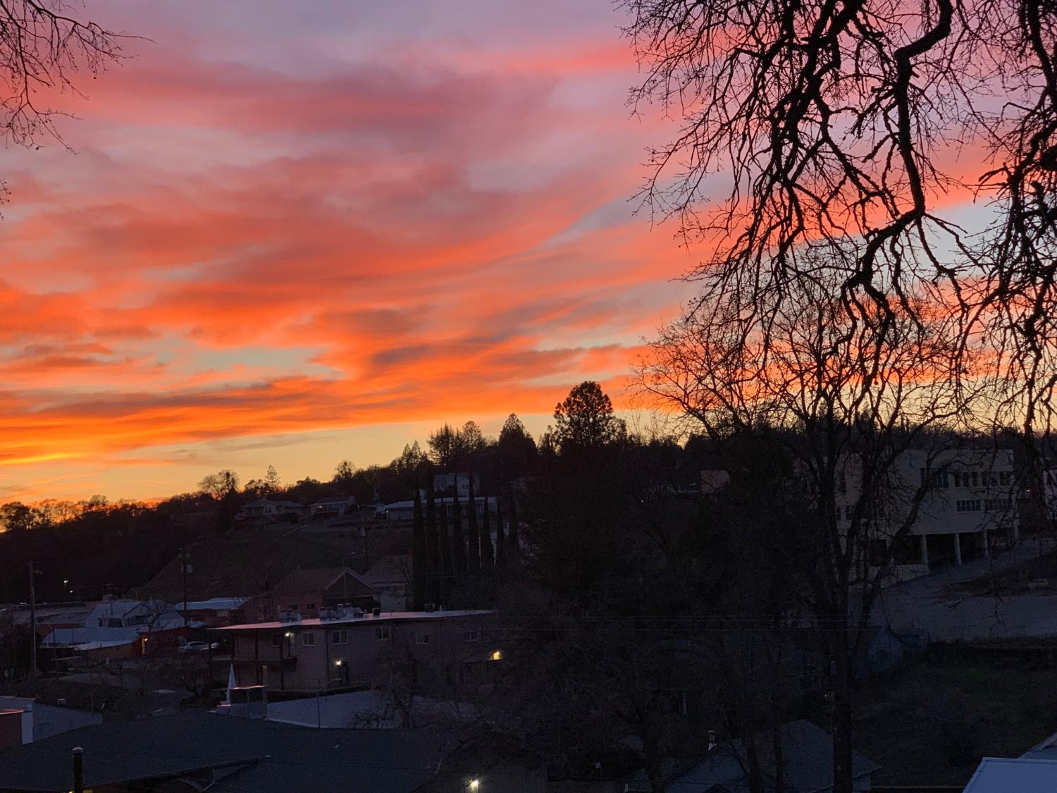 126 Center Street Jackson, CA 95642 - Photo 68 of 95 One of many amazing sunsets from Center St deck level