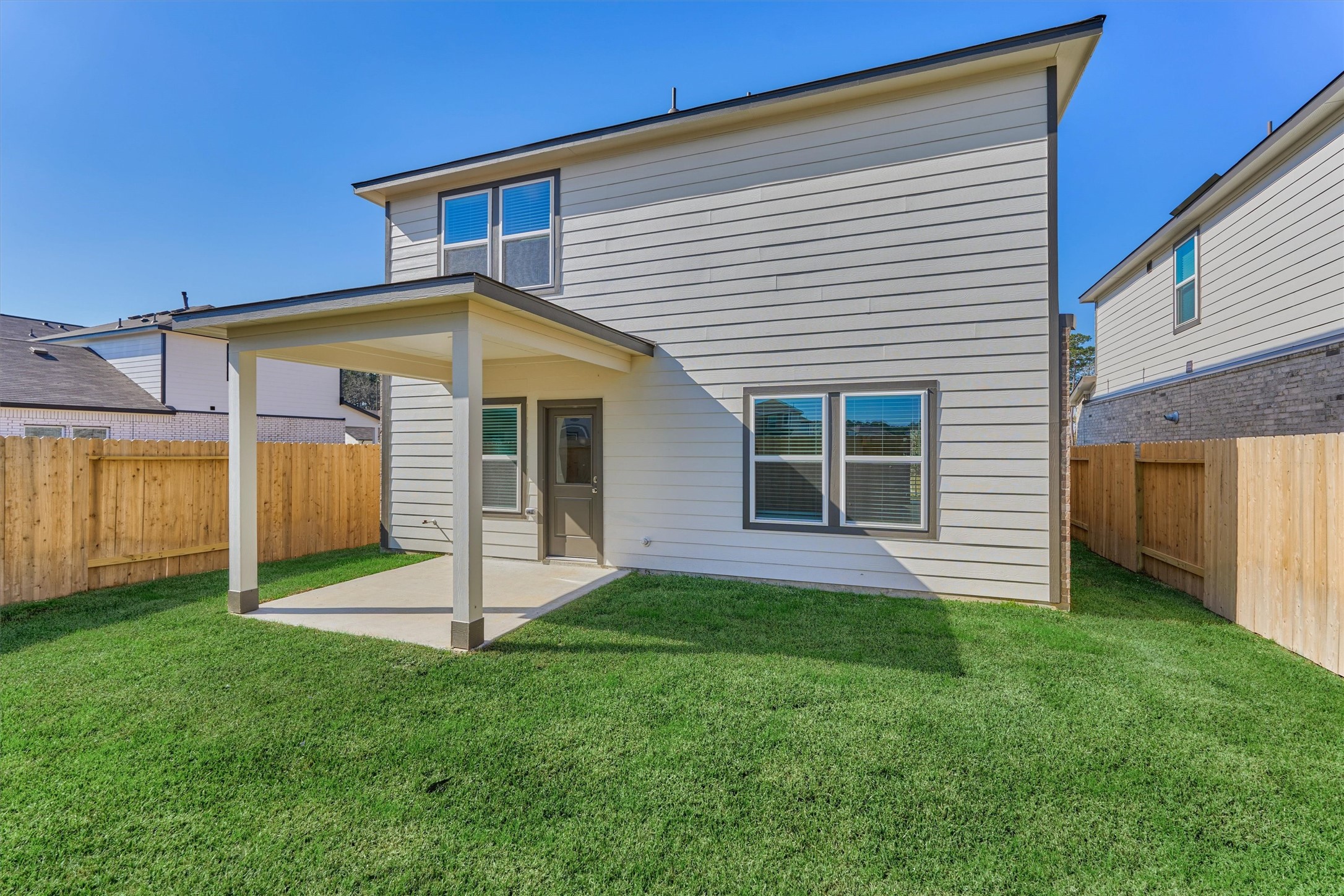 294 Brazen Forest Trail Magnolia, TX 77354 - Photo 36 of 37 a view of a house with backyard