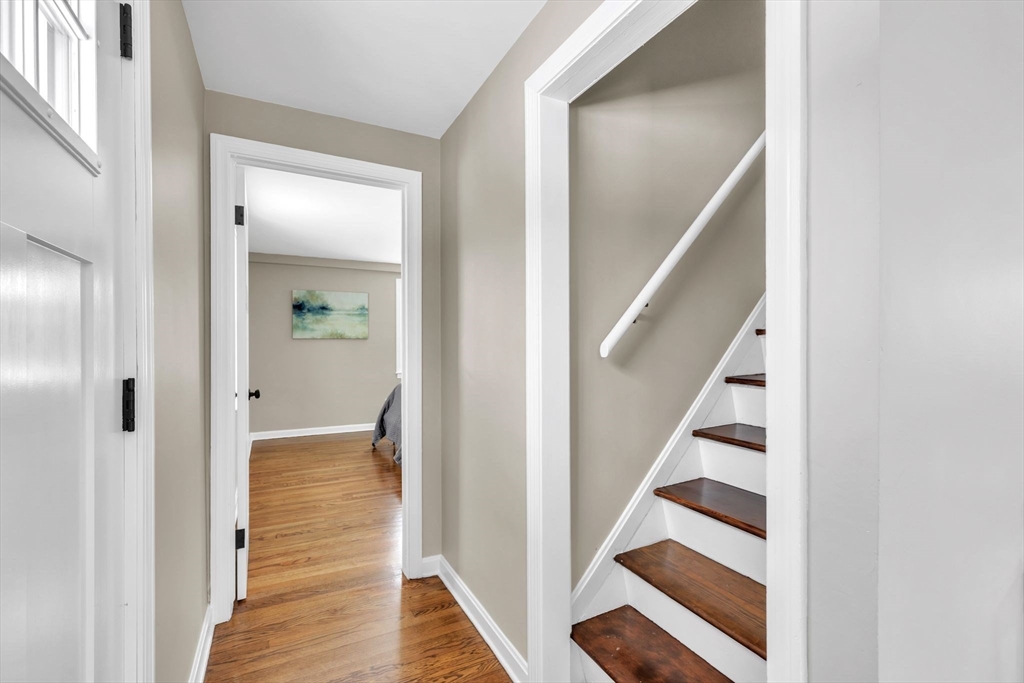 9 Edwill Road East Longmeadow, MA 01028 - Photo 21 of 34 a view of a hallway with wooden floor and entryway