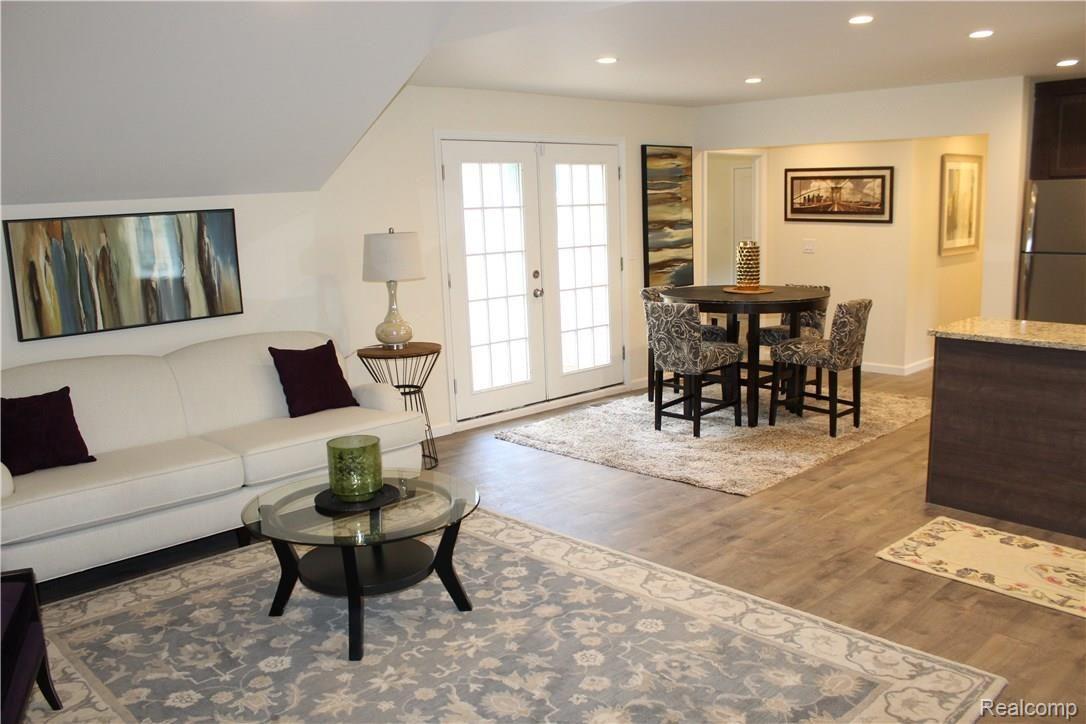8869 Inkster Road Livonia, MI 48150 - Photo 2 of 17 Great Room, Dining and Custom Kitchen